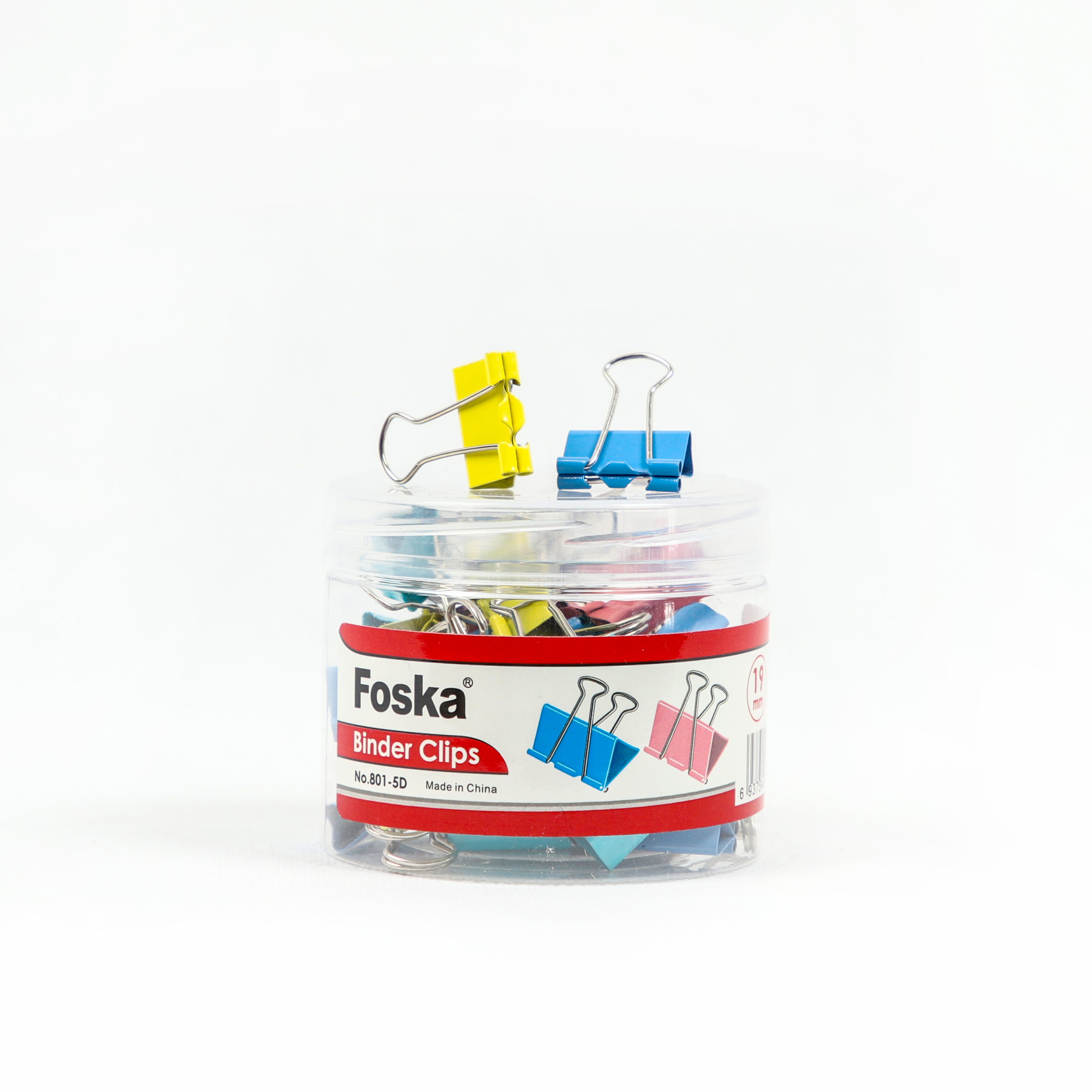colored binding clips 19mm