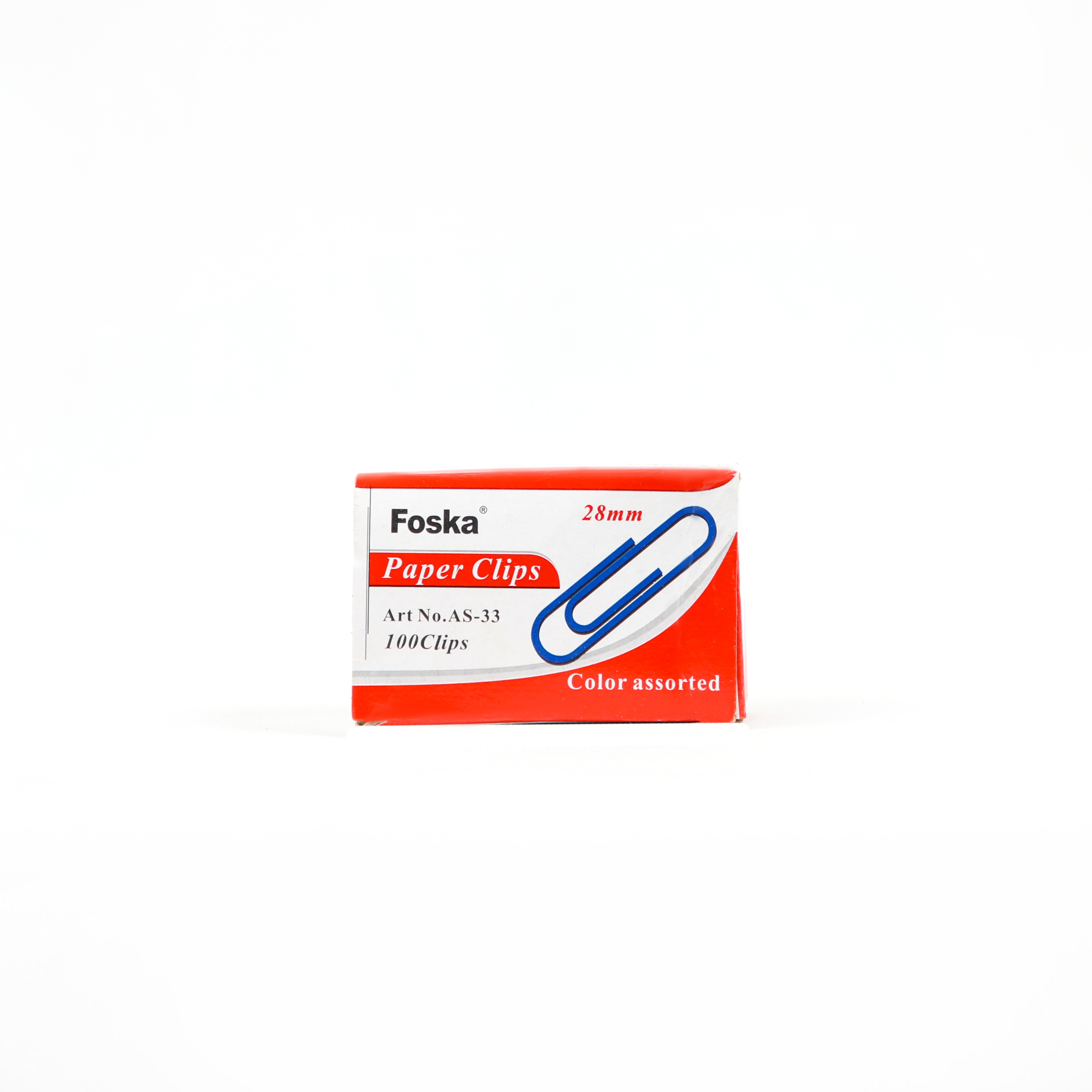 Colored paper clips 28mm