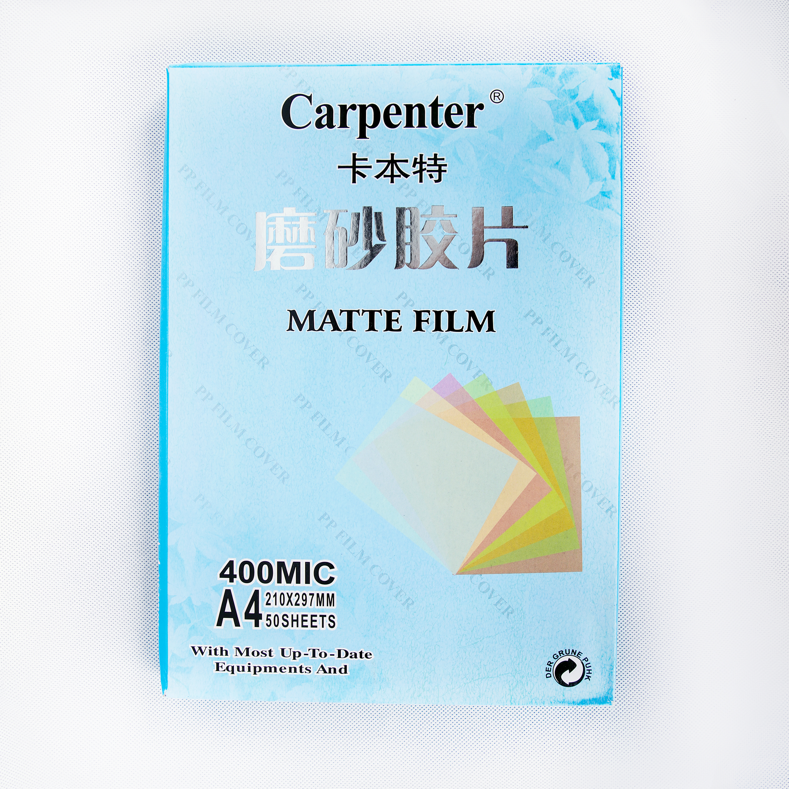Matte transparent film 300 mic A4